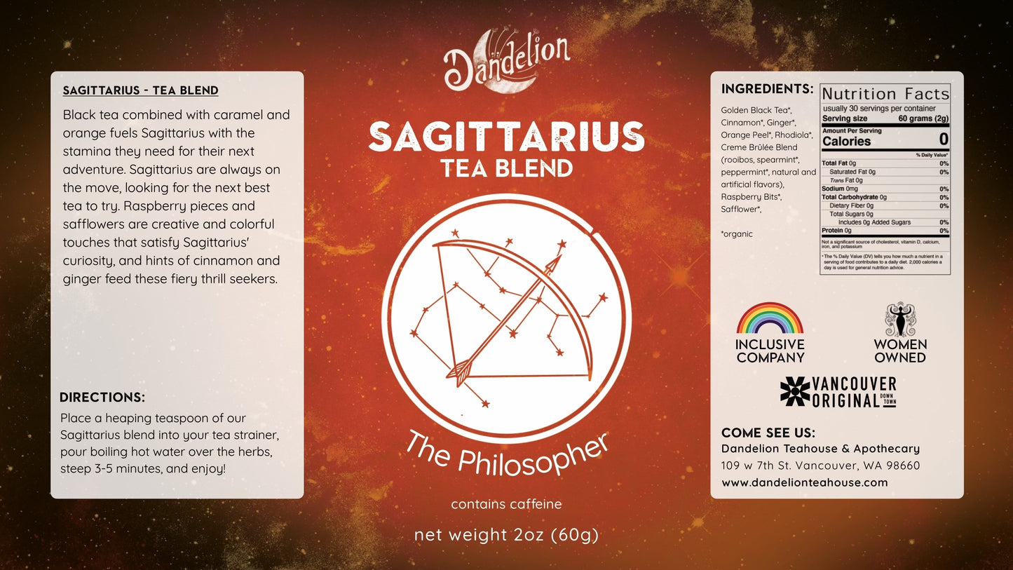 Sagittarius Zodiac Tea