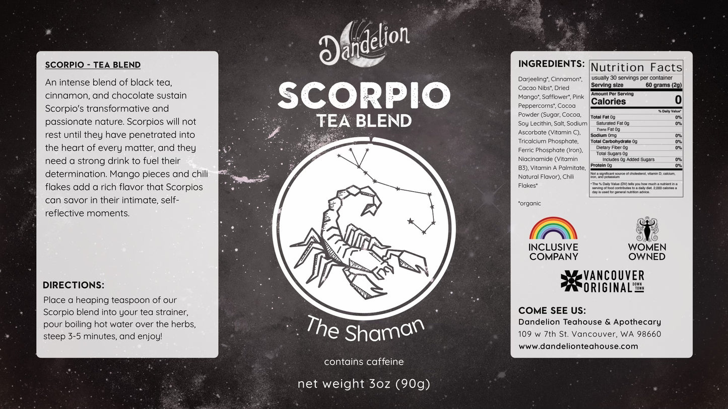 Scorpio Zodiac Tea