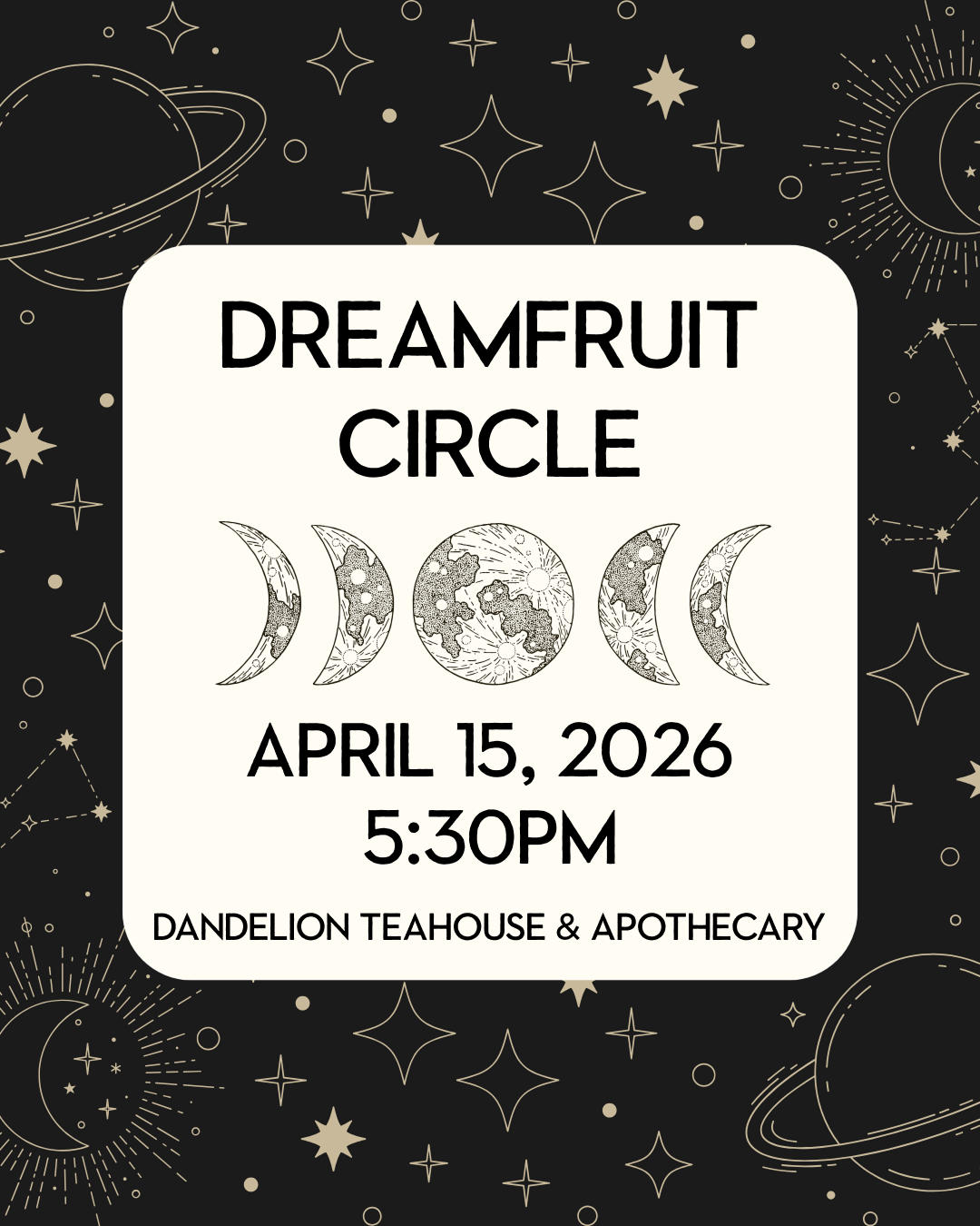 April 2026 Dreamfruit Circle