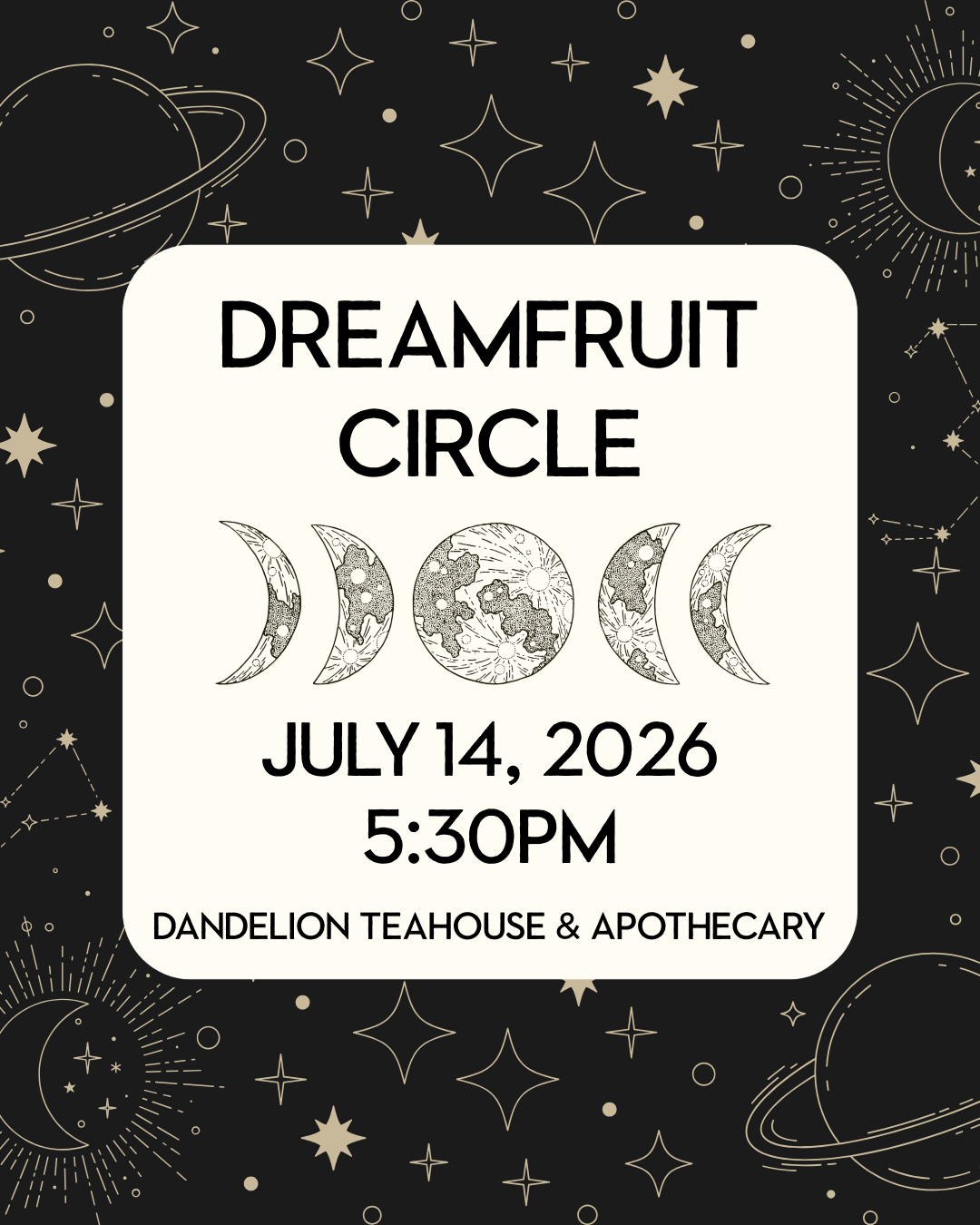 July 14th Dreamfruit Circle