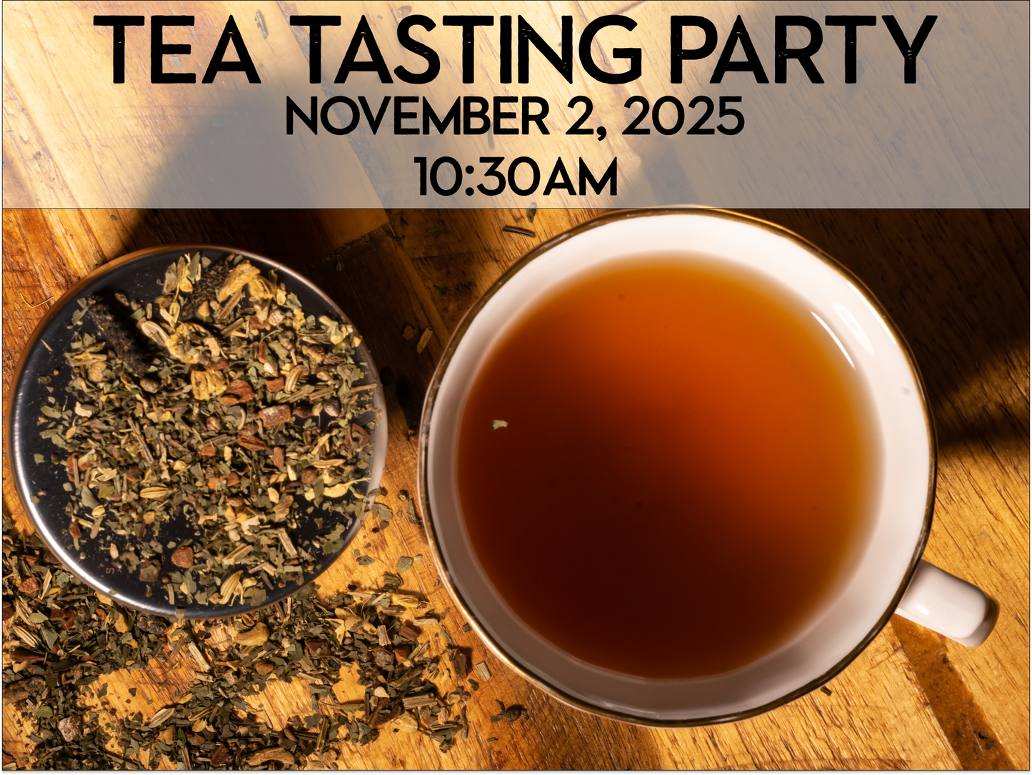 Tea Tasting Party (11/2)