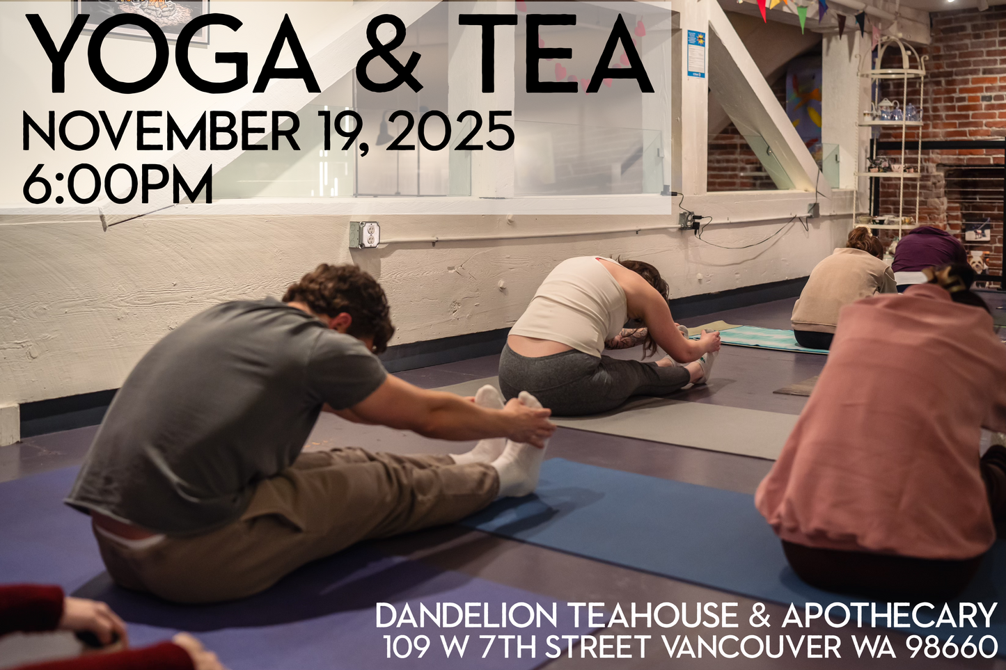 Yoga & Tea w/ Space To Bloom (11/19)