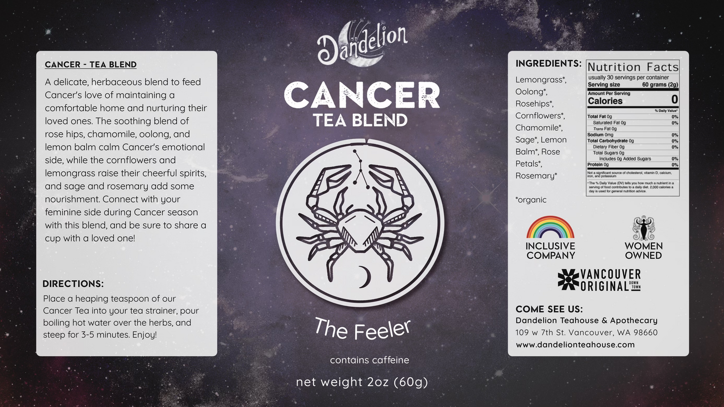 Cancer Zodiac Tea