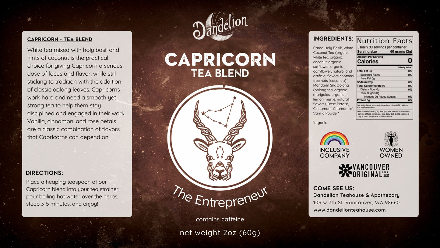 Capricorn Zodiac Tea