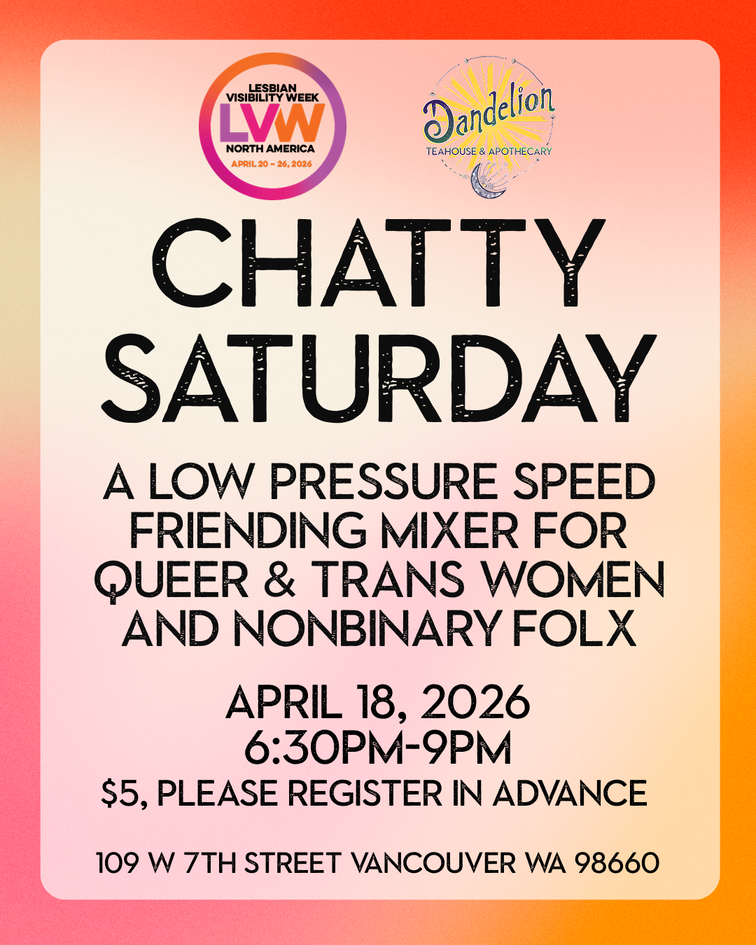 Chatty Saturday