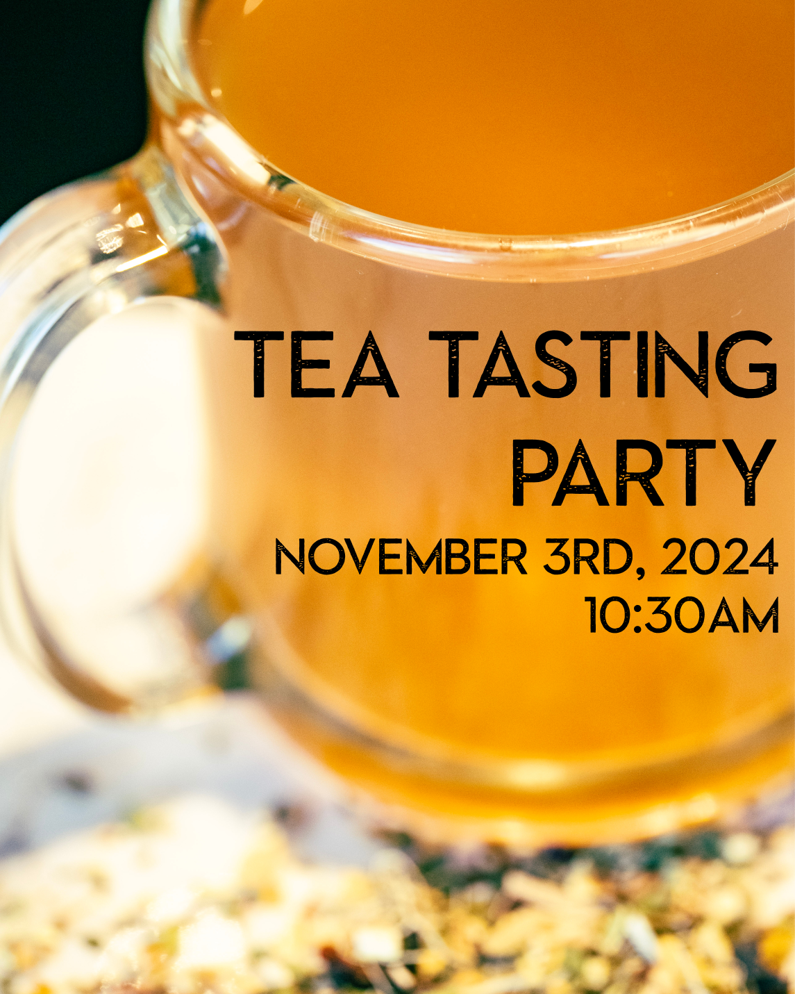 Tea Tasting Party (11/3)