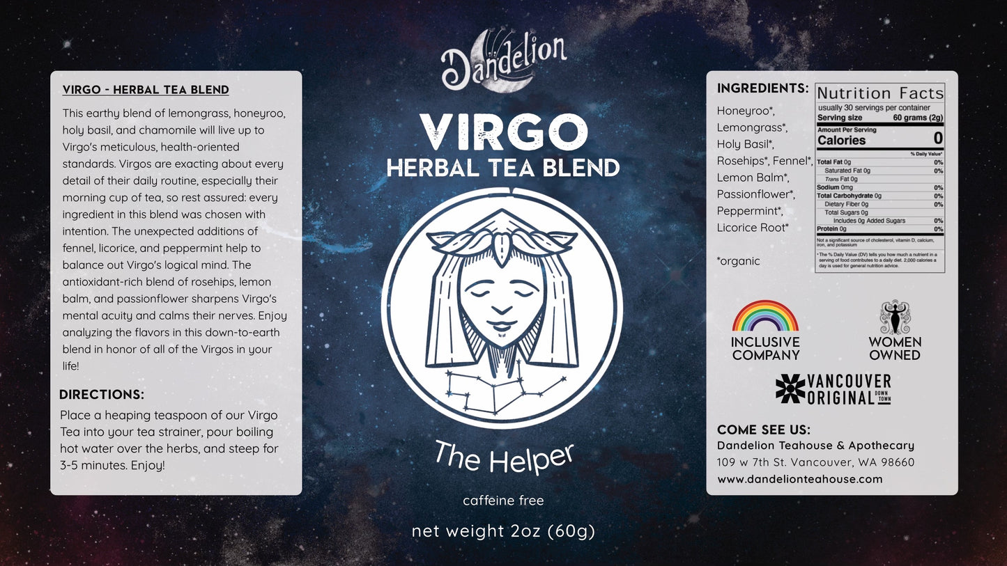 Virgo Zodiac Tea