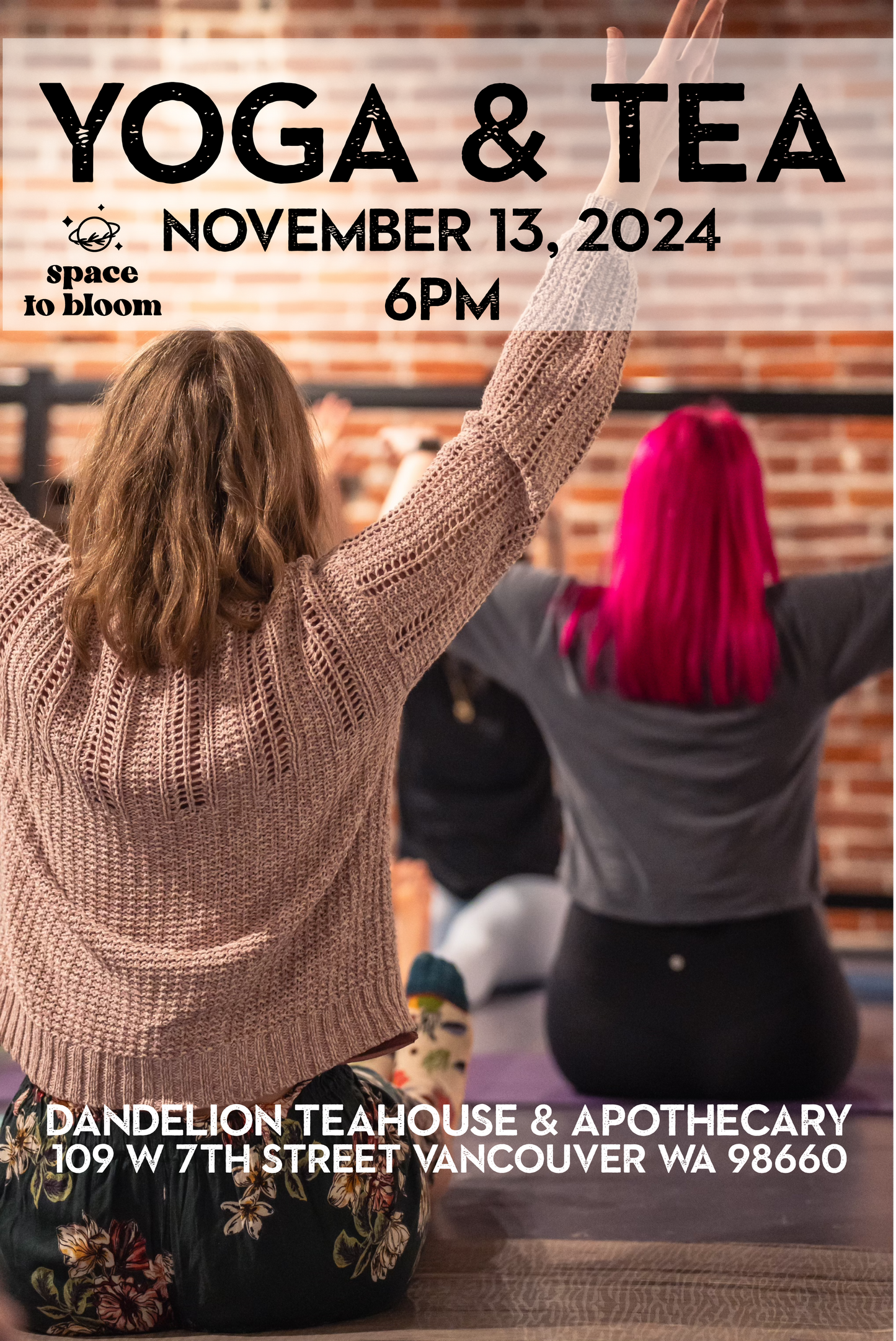 Yoga & Tea w/ Space To Bloom (11/13)