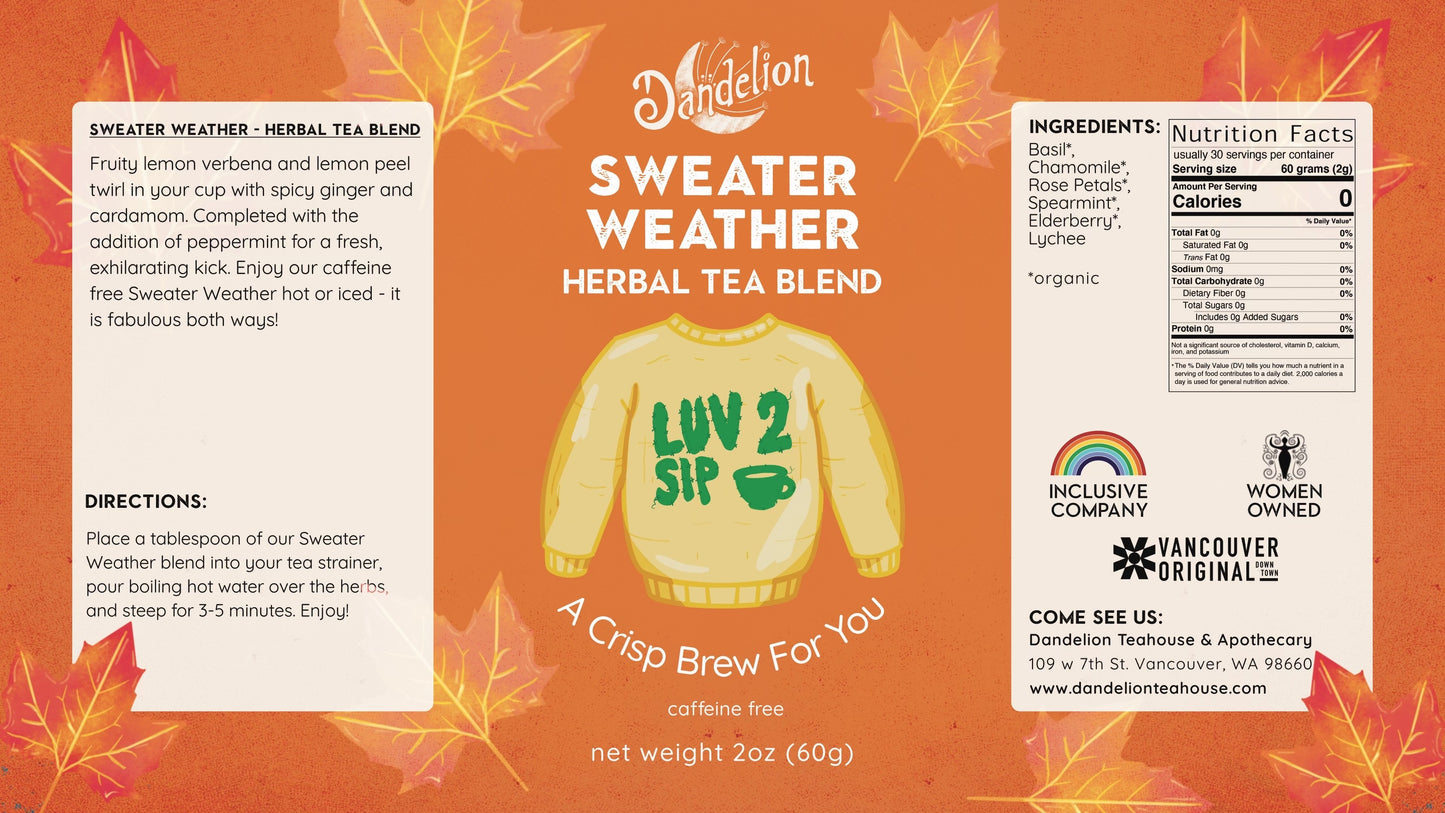 Sweater Weather Herbal Blend
