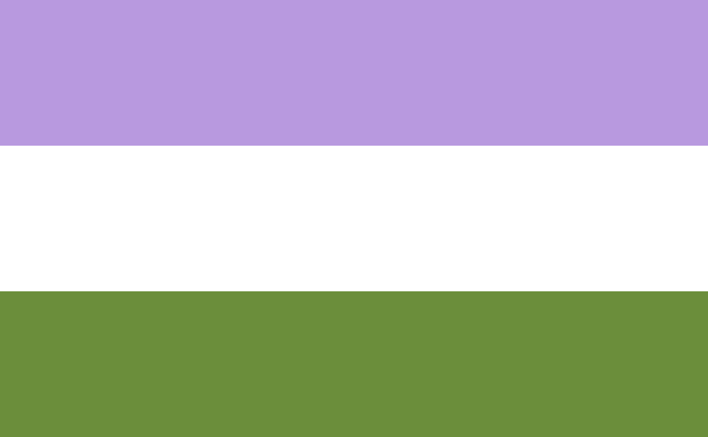 Mini Genderqueer Pride Flag