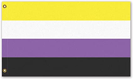Mini Nonbinary Pride Flag