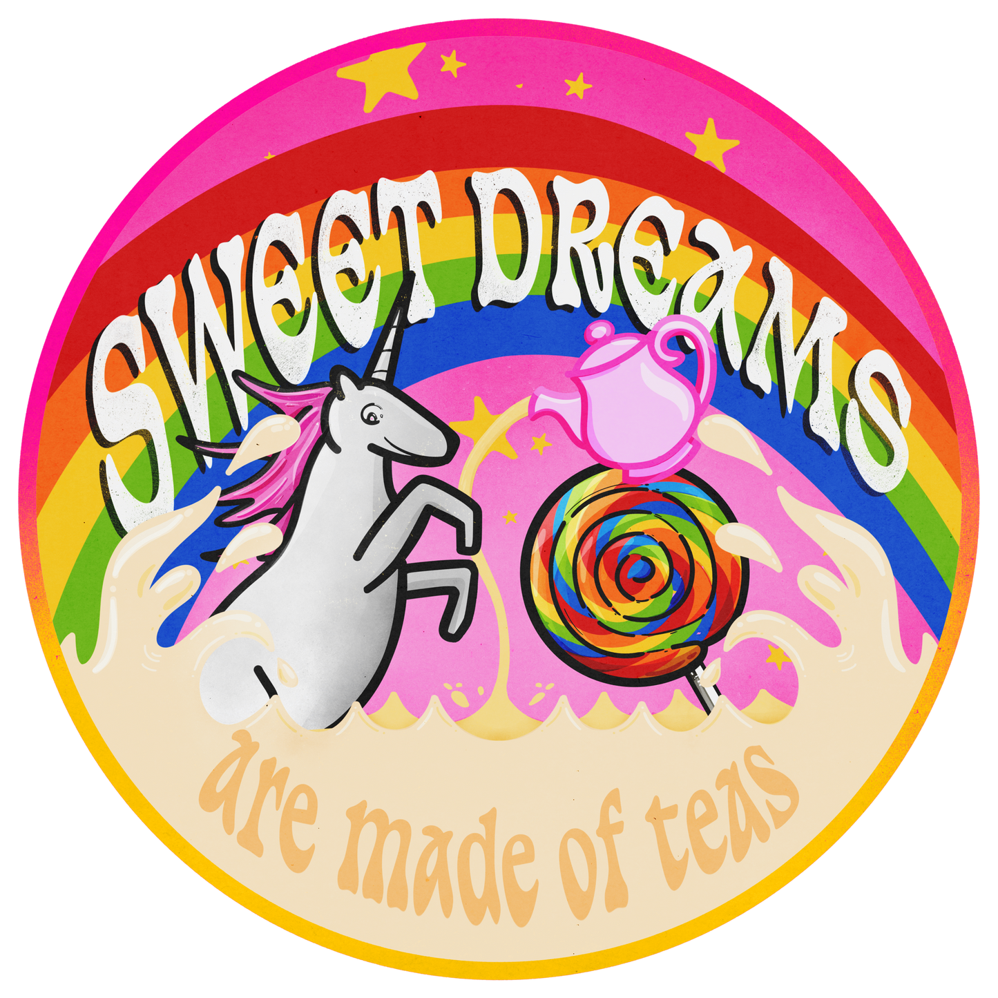 Sweet Dreams Are Made of Teas Sticker
